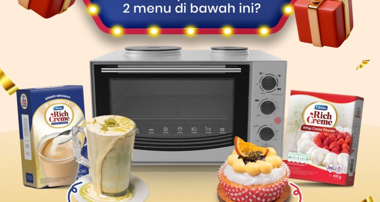 Giveaway RichCreme Tebak Modal Berhadiah Oven Listrik