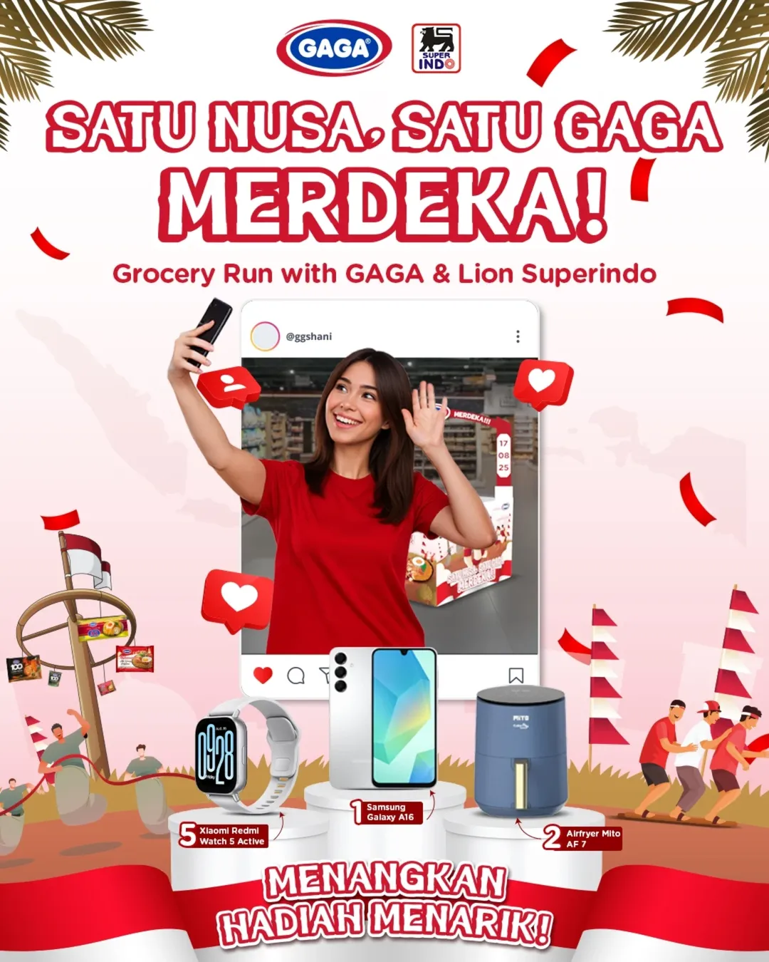 Kontes Video Satu Nusa Satu Gaga Berhadiah SAMSUNG A16
