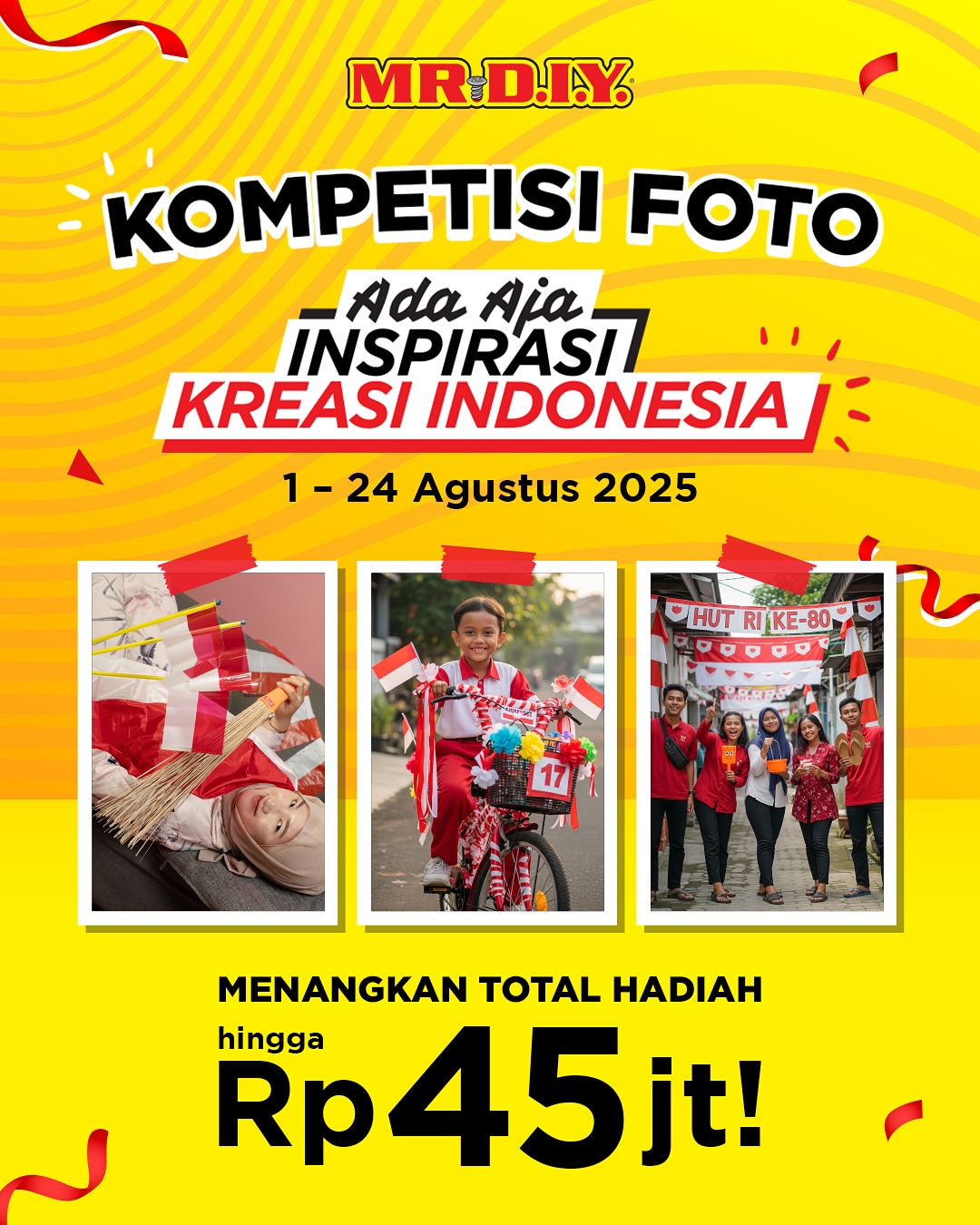 Lomba Foto Inspirasi Kreasi Indonesia Total Hadiah 45 Juta