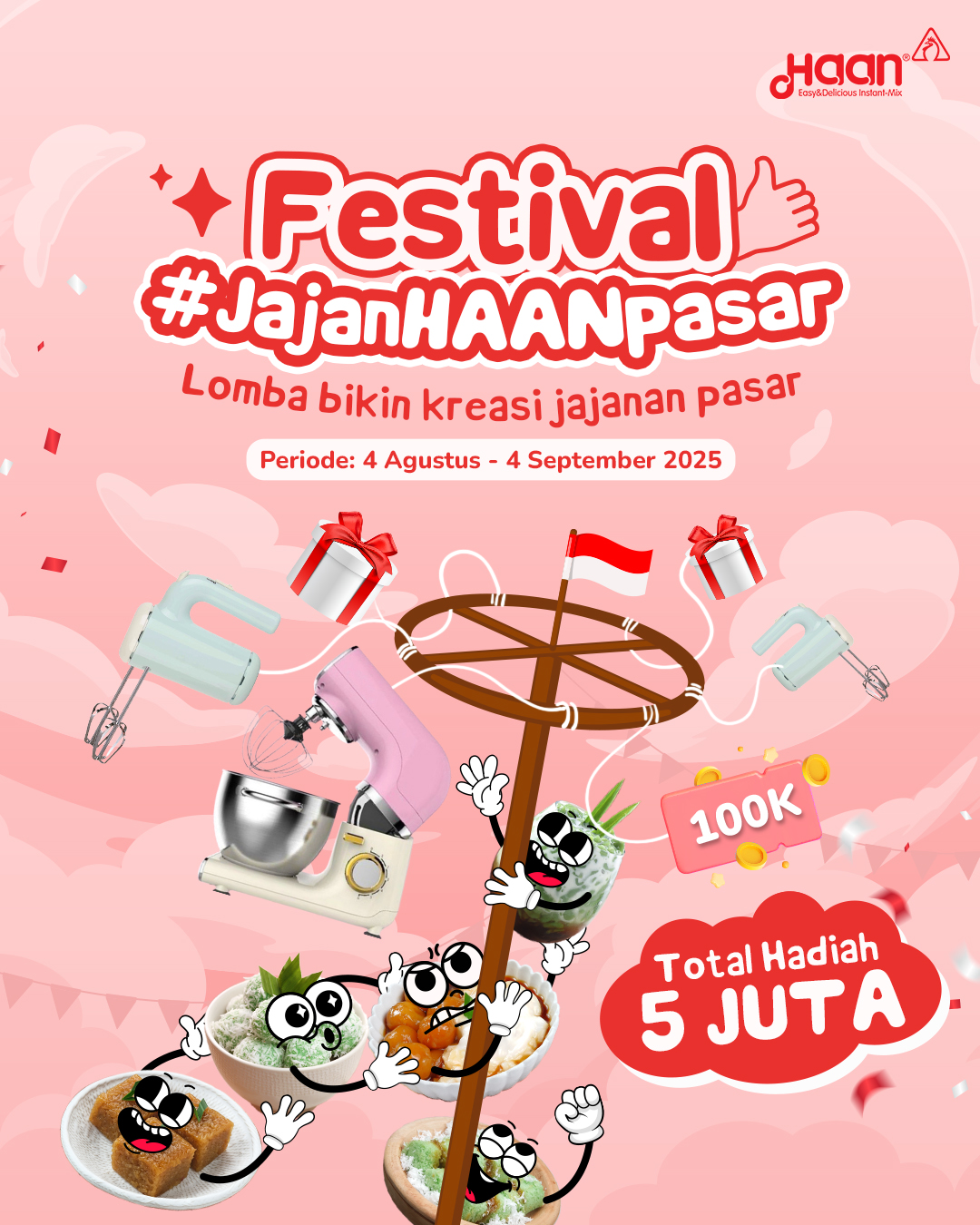 Lomba Kreasi Festival JajanHAAN Pasar Berhadiah Total 5 Juta