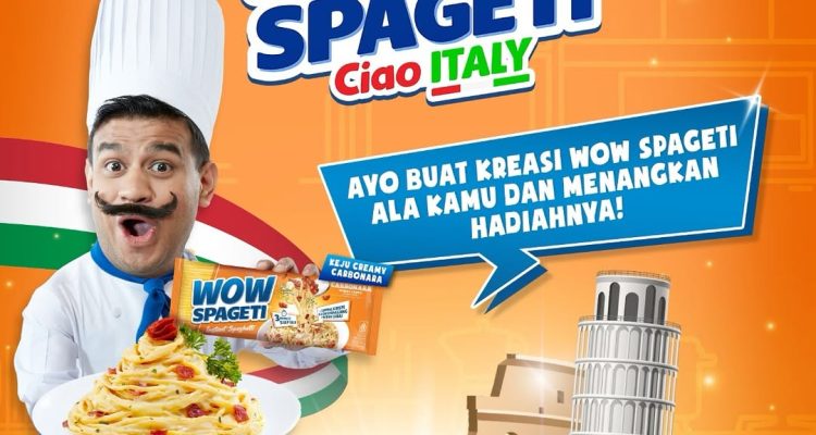 Lomba Kreasi Wow Spageti Berhadiah Trip ke Itali, iPhone & Uang