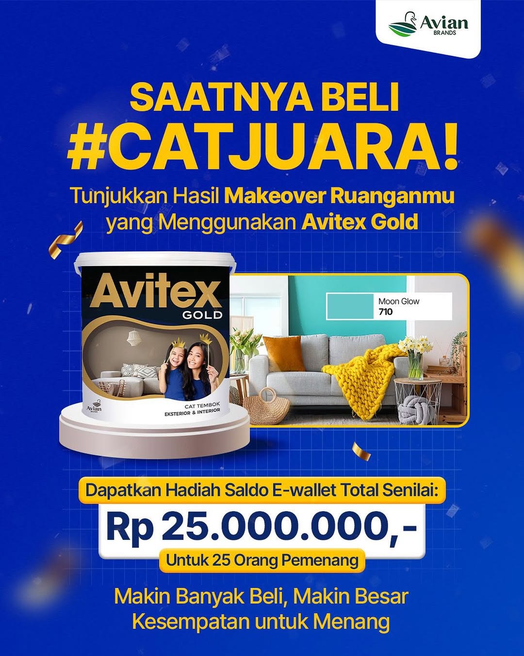Lomba Makeover Avitex Gold Berhadiah Total 25 Juta Rupiah