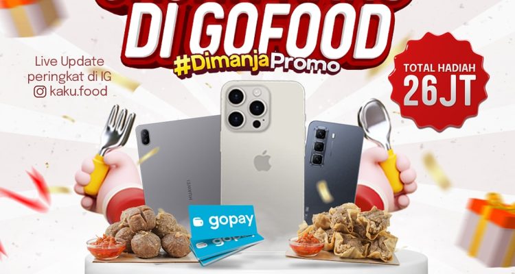 Lomba Poin Jajan Kaku di GoFood Berhadiah iPhone 16 PRO