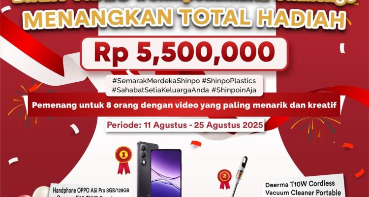 Lomba Video Shinpo Lamaku Berhadiah Smartphone OPPO A5i