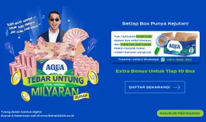 Promo AQUA Tebar Untung Total Hadiah Milyaran Rupiah