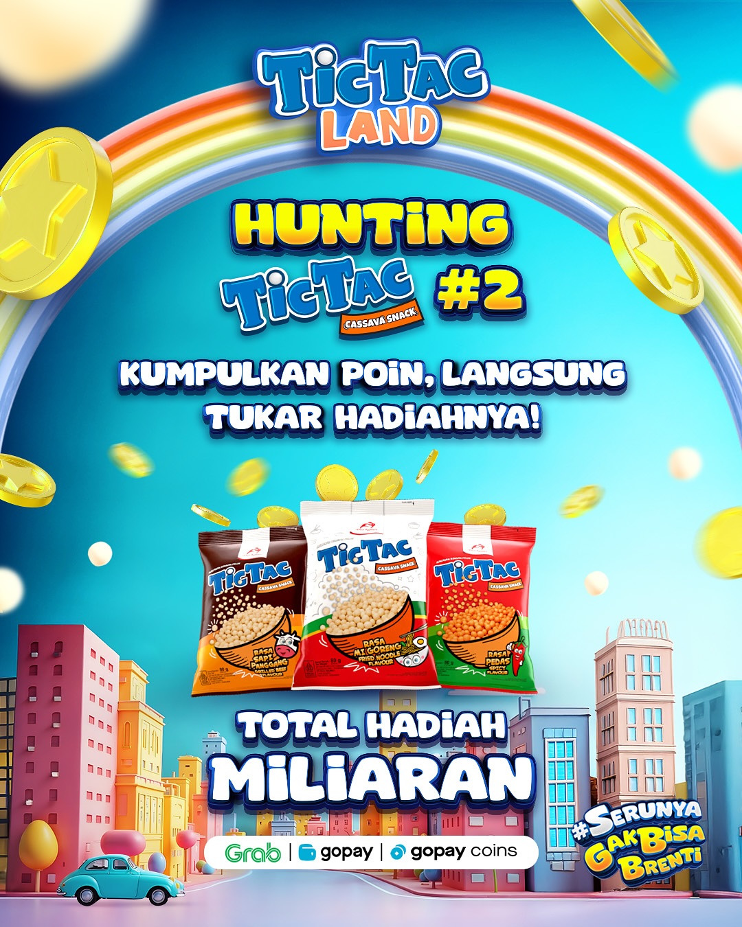 Promo Poin Hunting TicTac #2 Total Hadiah Miliaran Rupiah