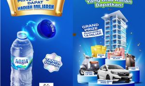 Promo Tutup Botol AQUA Berhadiah Apartemen Rp 1,5 Miliar