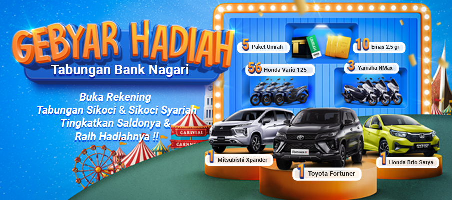 Undian Gebyar Hadiah Bank Nagari Grand Prize Toyota Fortuner