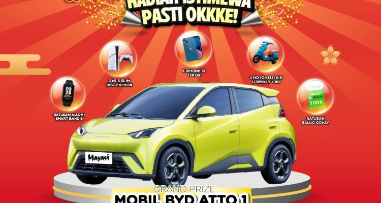 Undian Mayasi HAIKKK Berhadiah Mobil Listrik BYD ATTO 1