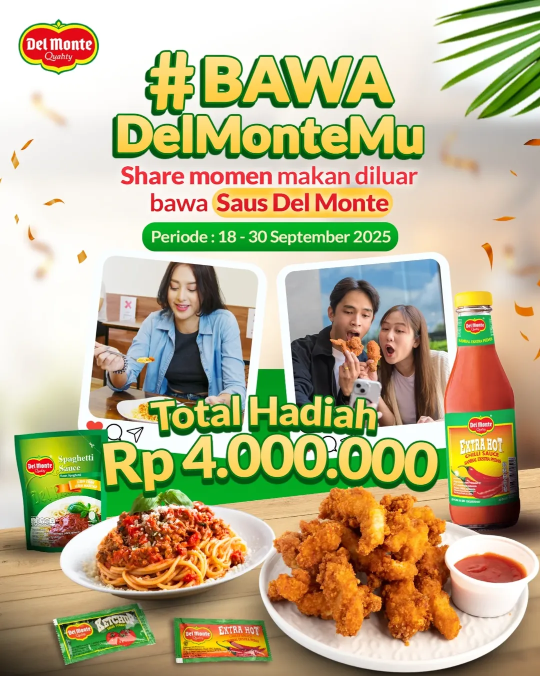 Challenge BAWA Del Monte Mu Berhadiah Total 4 Juta Rupiah