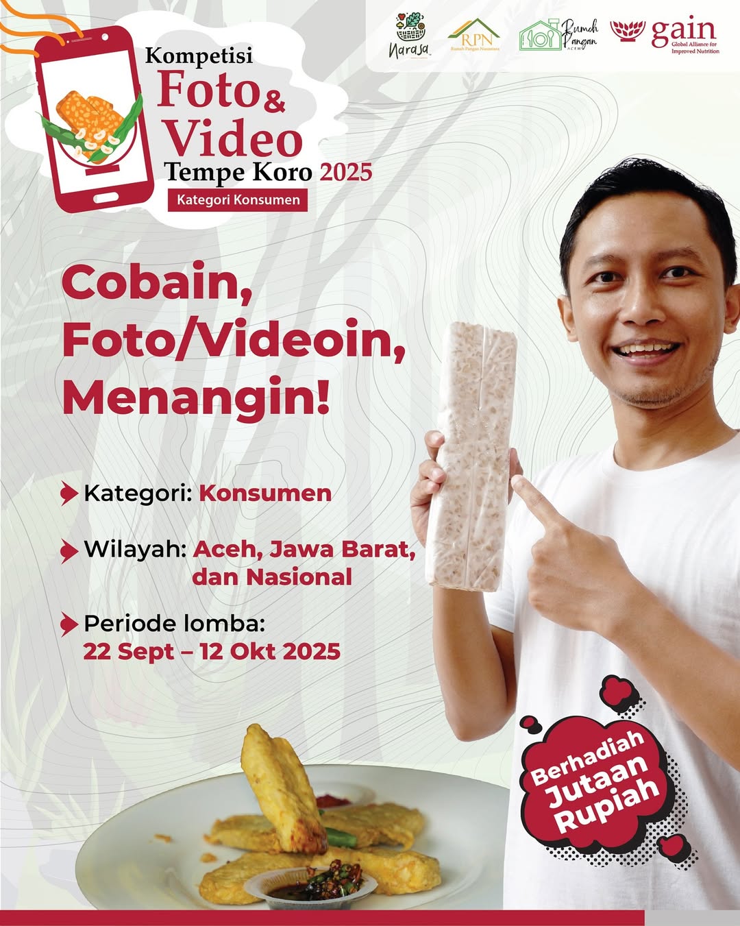 Kontes Foto & Video Tempe Koro 2025 Hadiah Jutaan Rupiah