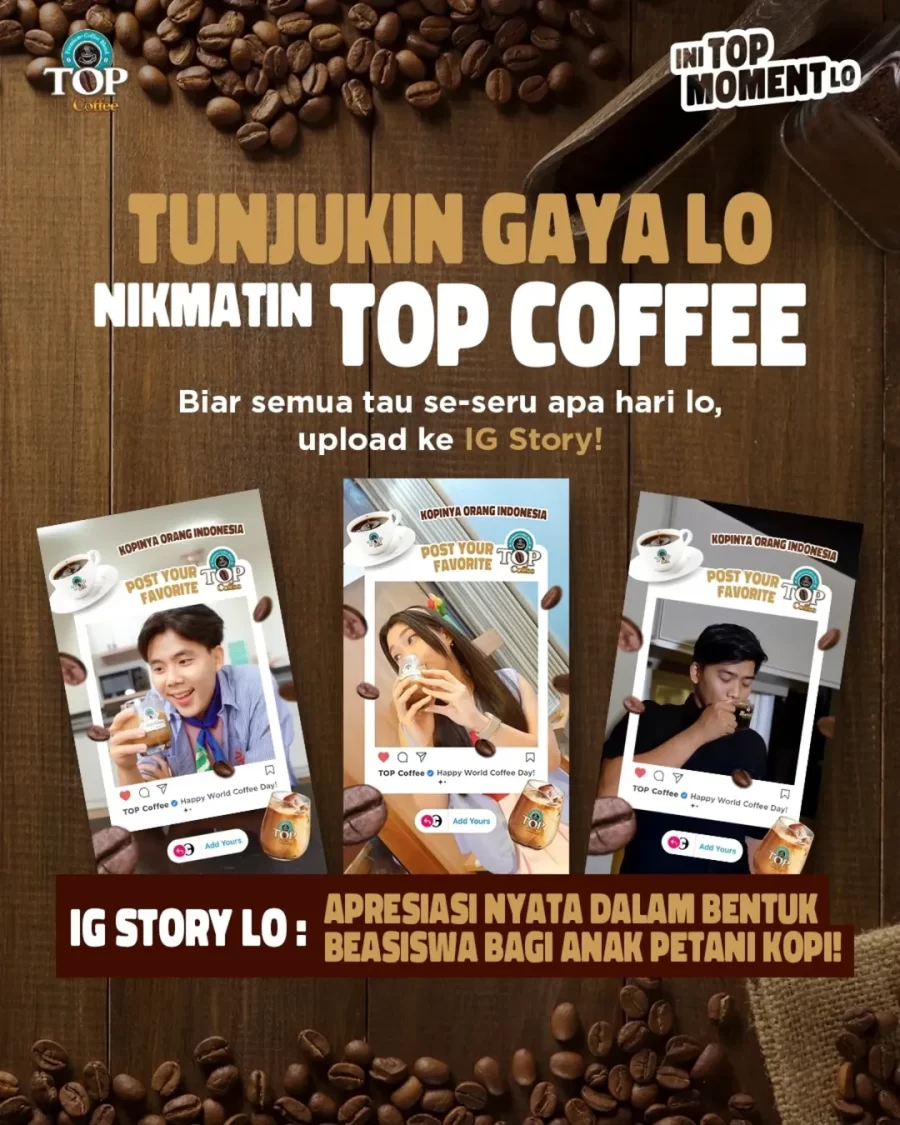 Kuis IG Story Gaya Nikmati TOP Coffee Total Hadiah 5 Juta Rupiah