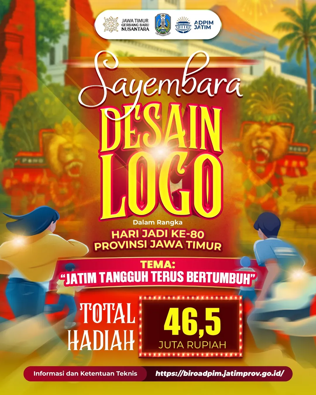 Lomba Desain Logo Jawa Timur Total Hadiah 46,5 Juta Rupiah