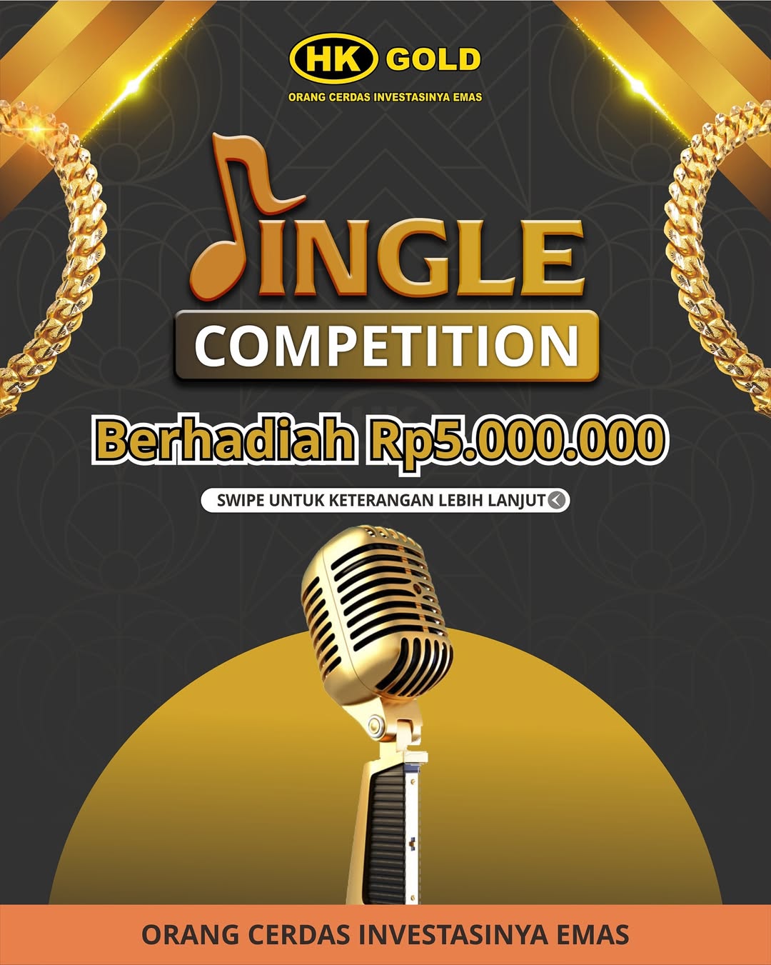 Lomba Jingle HK Gold 2025 Berhadiah Total 5 Juta Rupiah