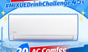 Lomba MIXUE Drink Challenge 45s Berhadiah 20 unit AC Comfee
