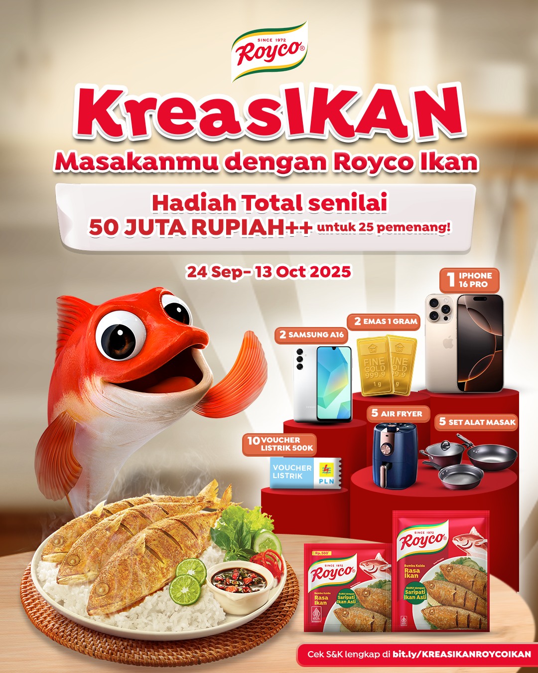Lomba Masak KreasIKAN Royco Berhadiah Lebih dari 50 Juta Rupiah