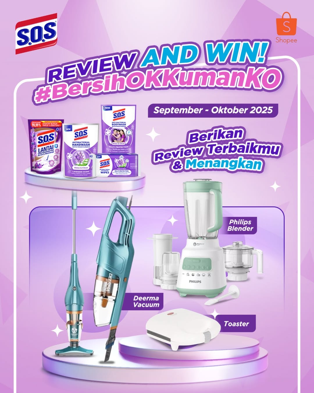 Lomba Review Bersih OK Kuman KO Berhadiah Total Jutaan Rupiah