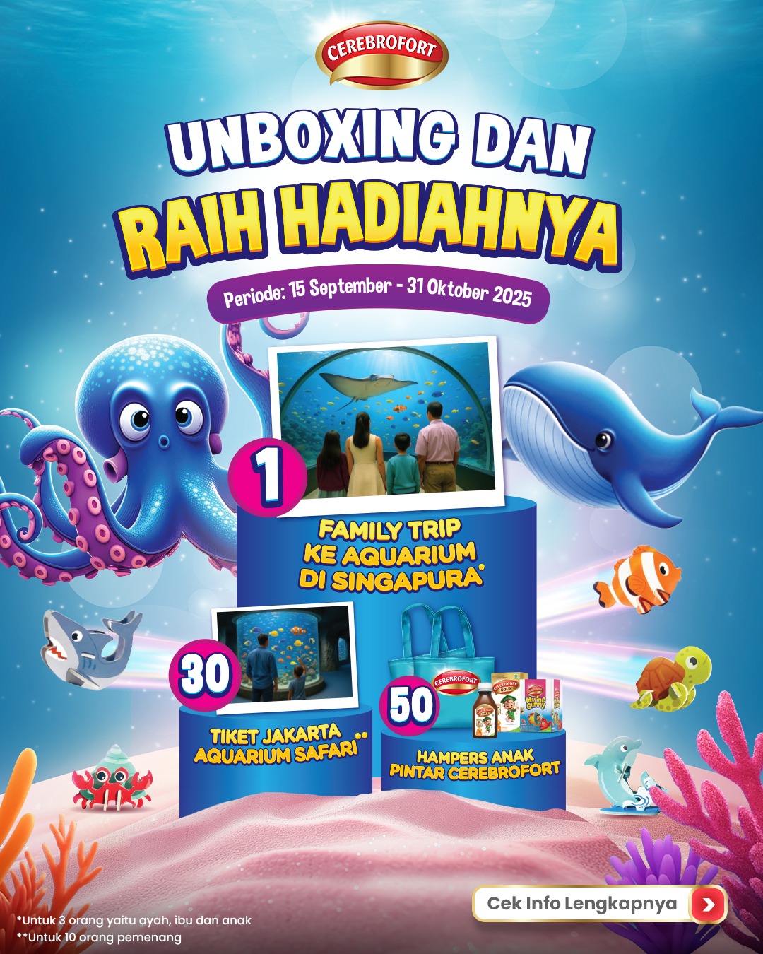 Lomba Video Unboxing Cerebrofort Hadiah Family Trip Singapura