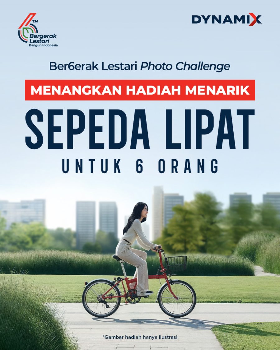 Photo Challenge Ber6erak Lestari Berhadiah 6 Sepeda Lipat