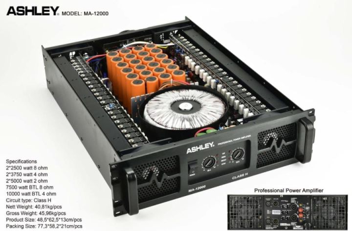 Power Amplifier Kelas H - Ashley MA12000