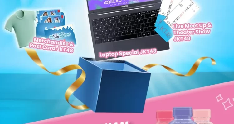 Promo Hadiah 30 Laptop Axioo di Kemasan KIN Yogurt x JKT48