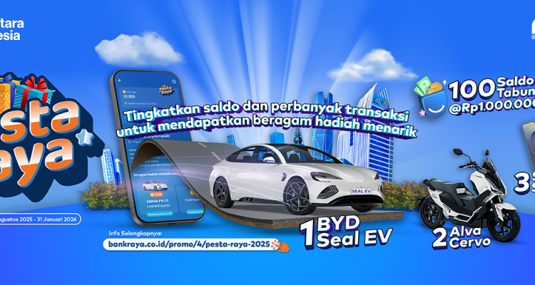Undian Pesta Raya 2025 dari Bank Raya