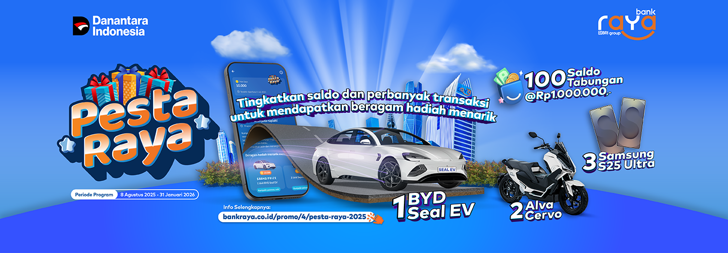 Undian Pesta Raya 2025 dari Bank Raya