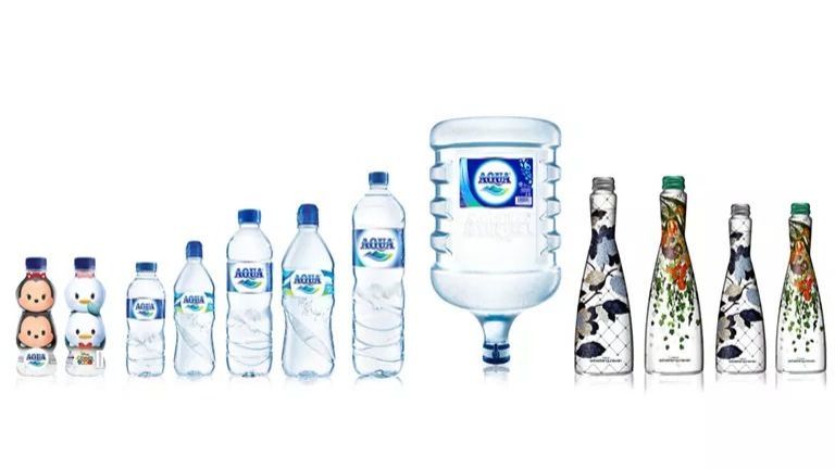 line up produk aqua