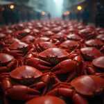 180 Juta Ekor! Kepiting Merah Bermigrasi, Hingga Jalan Ditutup Total