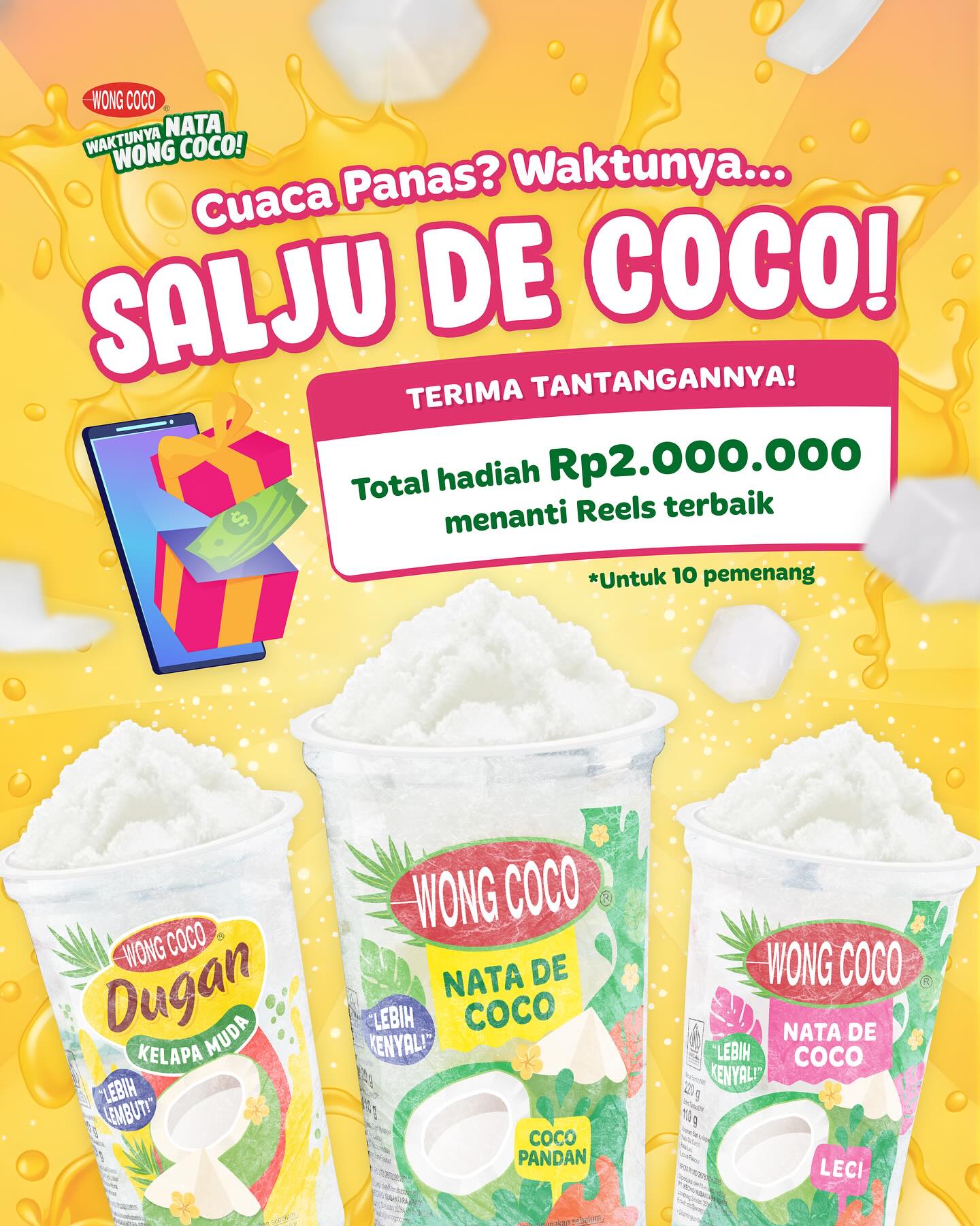 Ikuti Lomba Video Kreatif Wong Coco dan Raih Hadiah Total 2 Juta Rupiah!