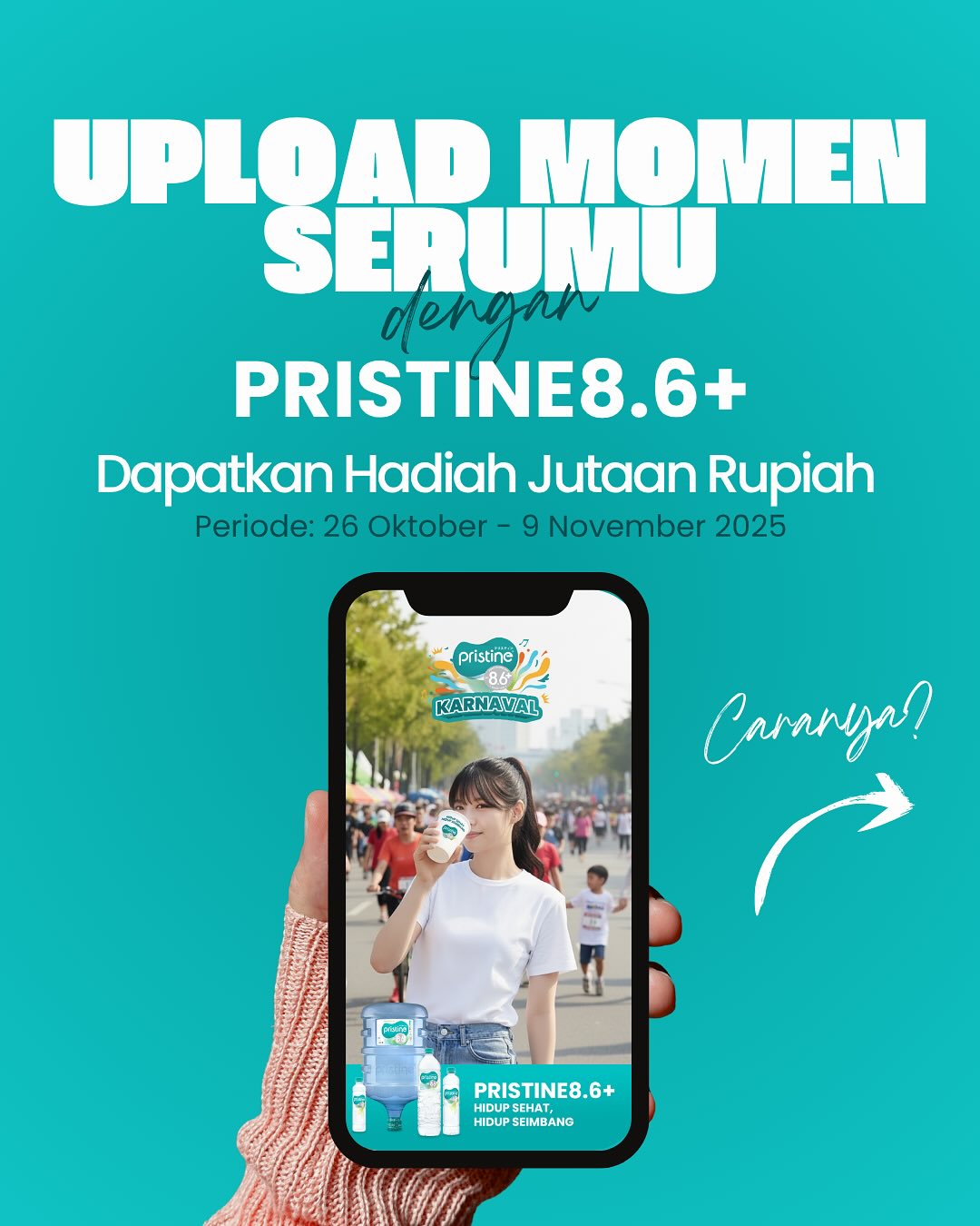 Kontes Foto Momen Seru Pristine8.6+ Berhadiah Gopay Total 5 Juta