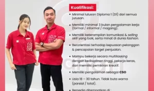Loker Matahari The Park Sawangan – CS OFFICER