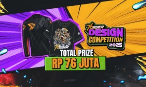Lomba Desain Kaos & Jersey 76Rider 2025 Berhadiah Total 76 Juta