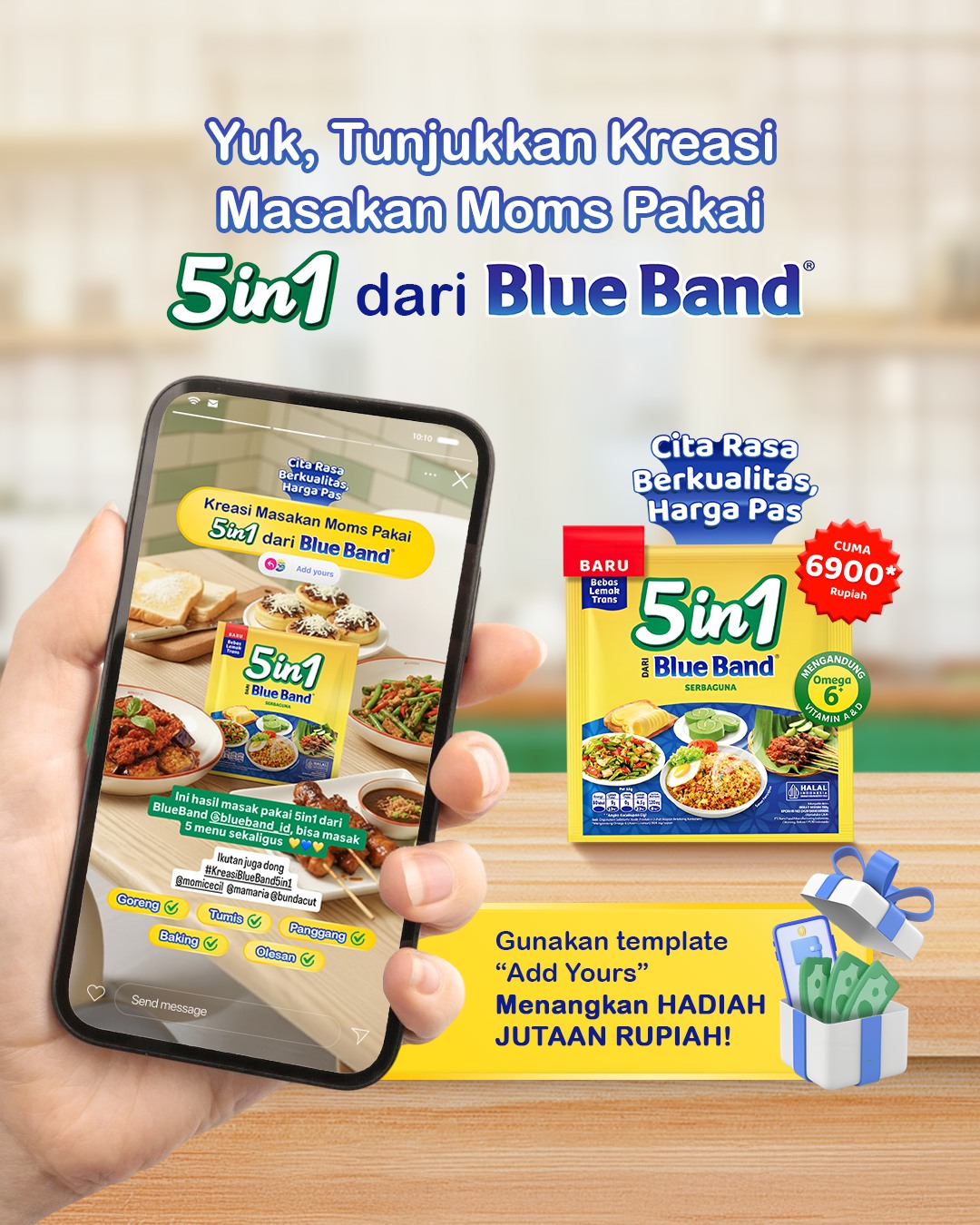 Lomba Foto Masakan Kreasi 5in1 Berhadiah E-Wallet 5 Juta