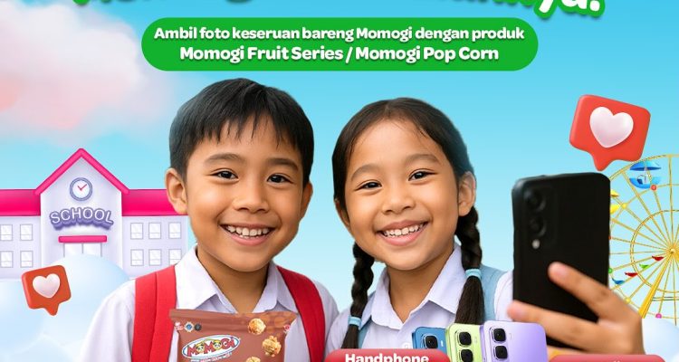 Lomba Foto Momogi Goes To School Berhadiah HP Infinix
