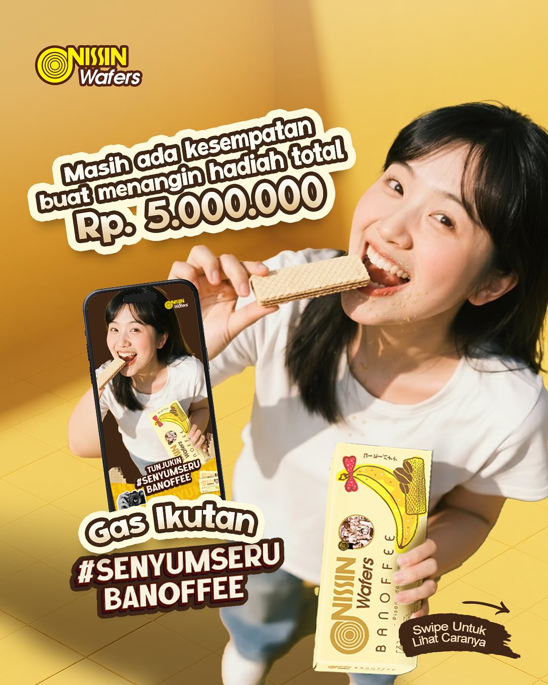 Lomba Foto Senyum Seru Banoffee Total Hadiah 5 Juta Rupiah