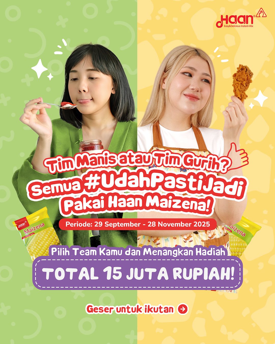 Lomba Memasak Haan Udah Pasti Jadi Total hadiah 15 Juta Rupiah