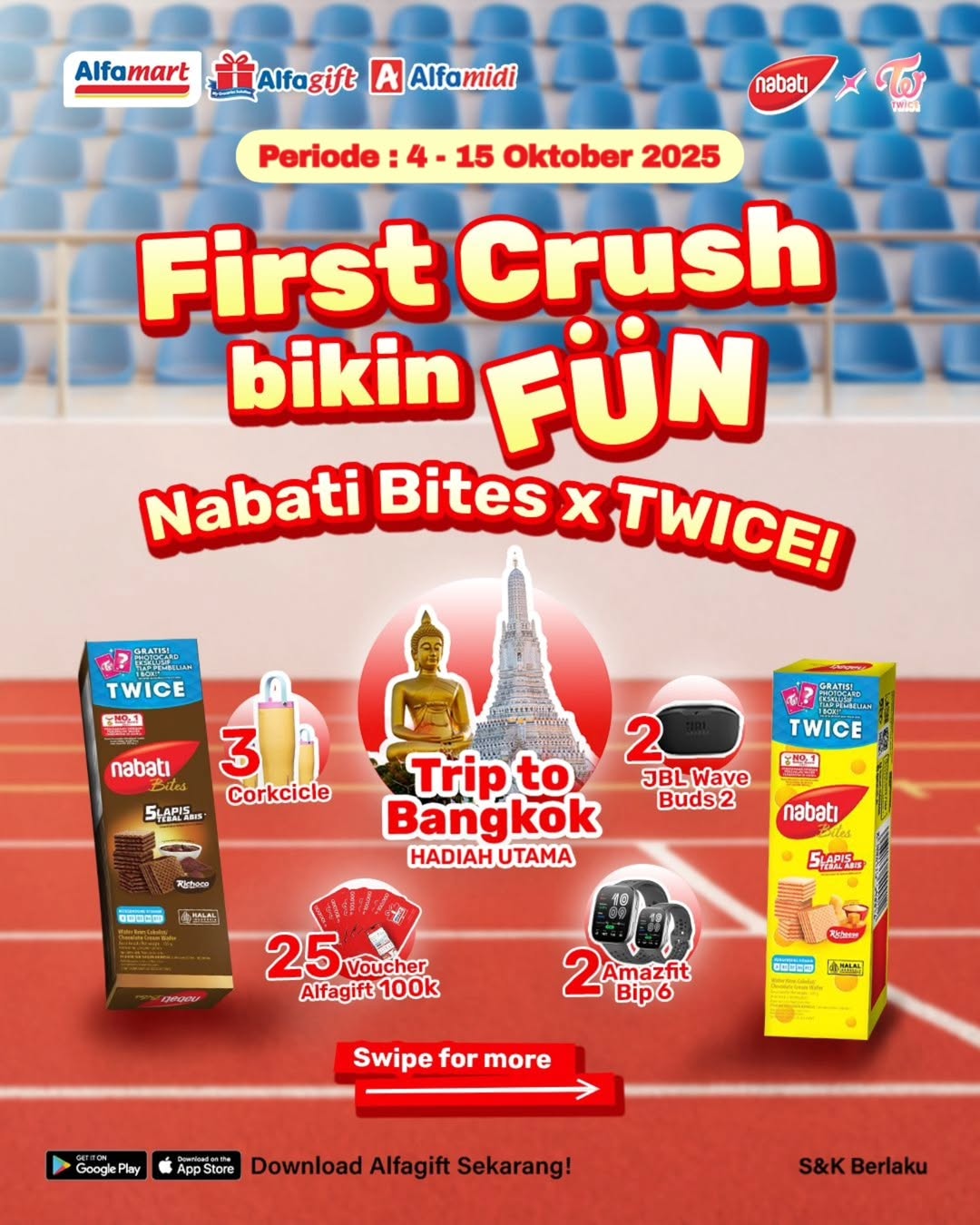 Lomba Video Nabati Bites x Twice Berhadiah Trip ke Bangkok
