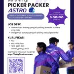 Lowongan Kerja Picker & Packer di ASTRO, Gaji Hingga 5 Juta!