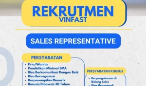 Lowongan Kerja Sales Representative di VinFast!
