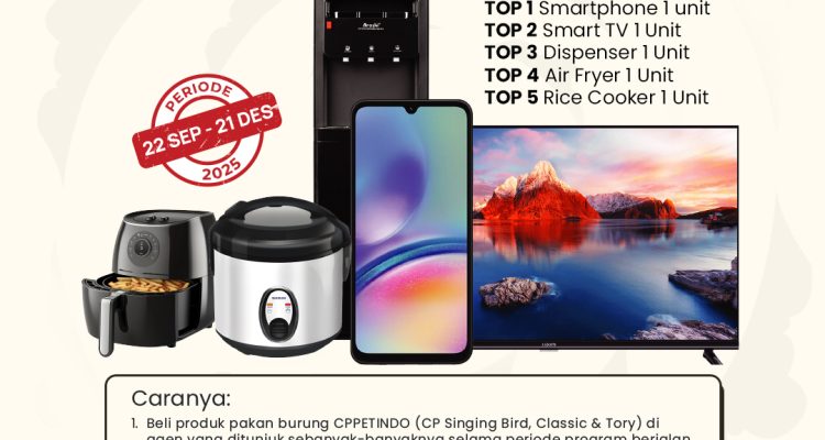 Promo Top Spender Kicau Berhadiah Total Jutaan Rupiah