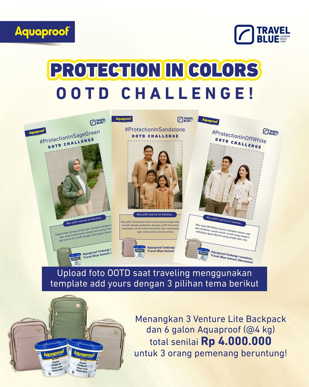 Protection In Colors OOTD Challenge Berhadiah Total 4 Juta