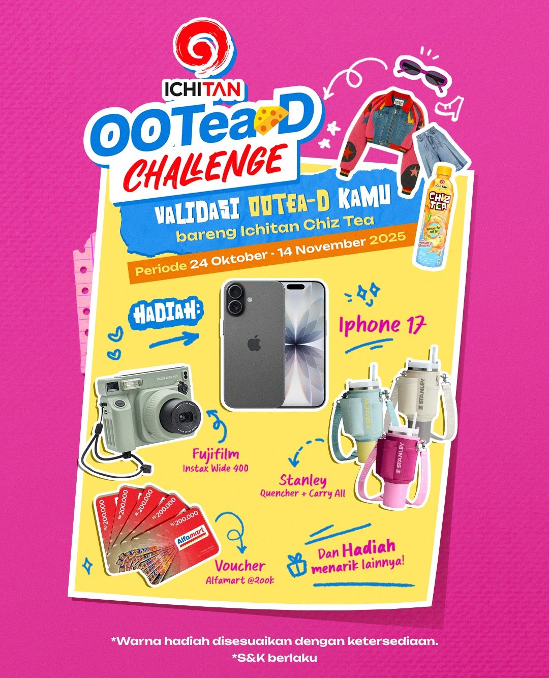 Raih iPhone 17 dengan Ikutan Challenge #OOTeaD Ichitan! 1 Raih iPhone 17 dengan Ikutan Challenge #OOTeaD Ichitan!