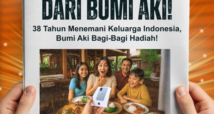 Rayakan 38 Tahun Bumi Aki Dengan Ikut Undian iPhone 17 Gratis!