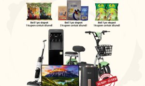 Undian Kicau Berhadiah Sepeda Listrik, Dispenser, Vacuum, dll