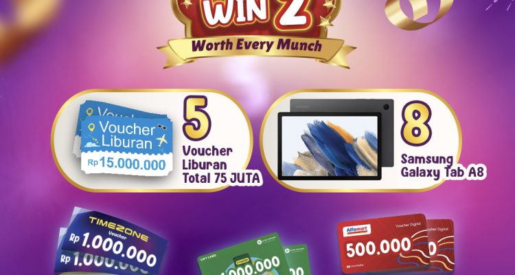 Undian Munchy's Lexus Munch & Win 2 Total Hadiah Ratusan Juta
