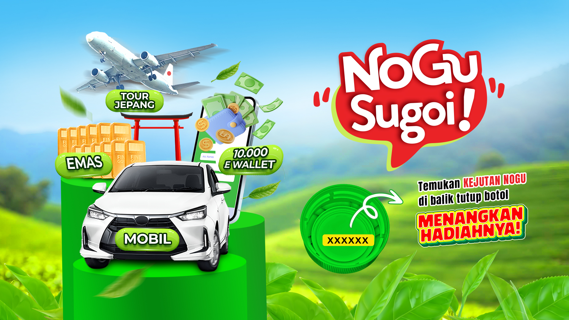 Promo NoGu Sugoi Berhadiah Total Miliaran Rupiah