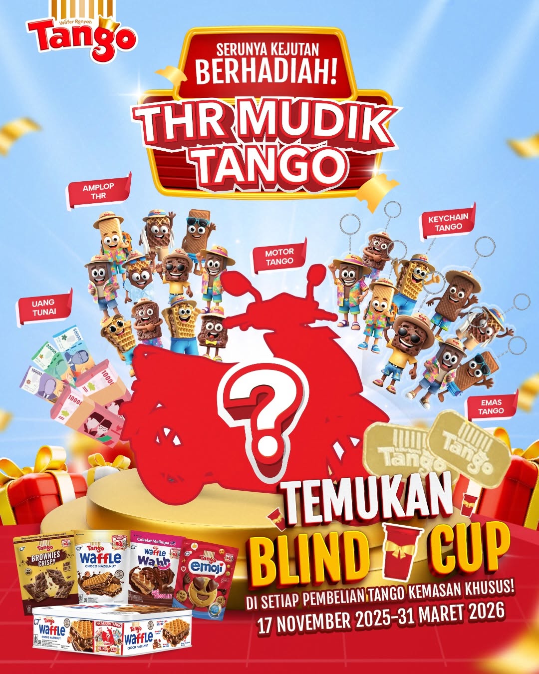 Promo THR Mudik Tango 2026 Berhadiah Motor, Uang, Emas, dll