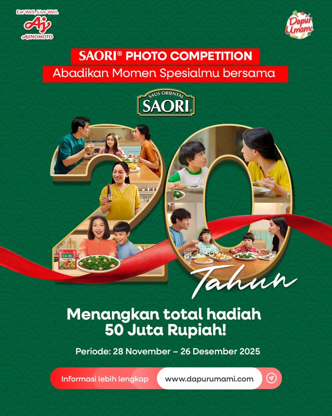 SAORI PHOTO COMPETITION TOTAL HADIAH 50 JUTA RUPIAH
