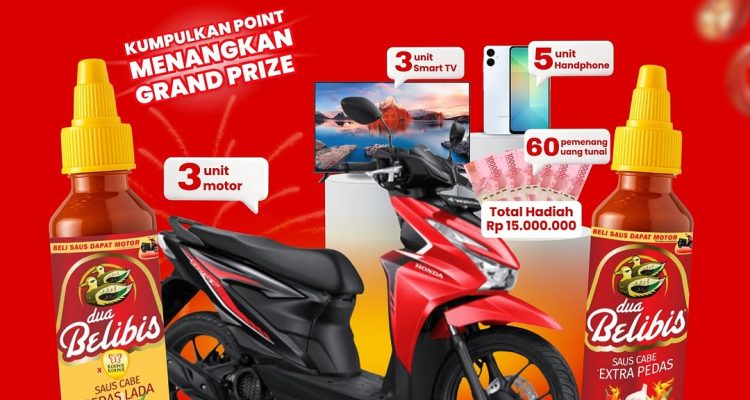 Undian Dua Belibis Special Giveaway Berhadiah 3 Motor